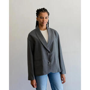Xirena Jonah Oversized Blazer Jacket in Charcoal, $365 NWT, Medium #2248